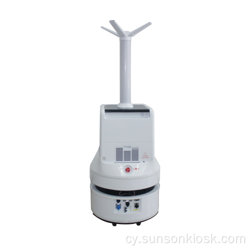 Peiriannau Fogio Diheintio Ultrasonic Robot Sanitizer